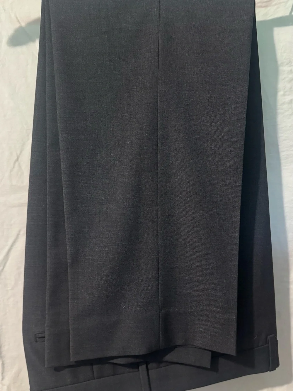 Men's Tailored Dark Gray Two-Button Suit Blazer